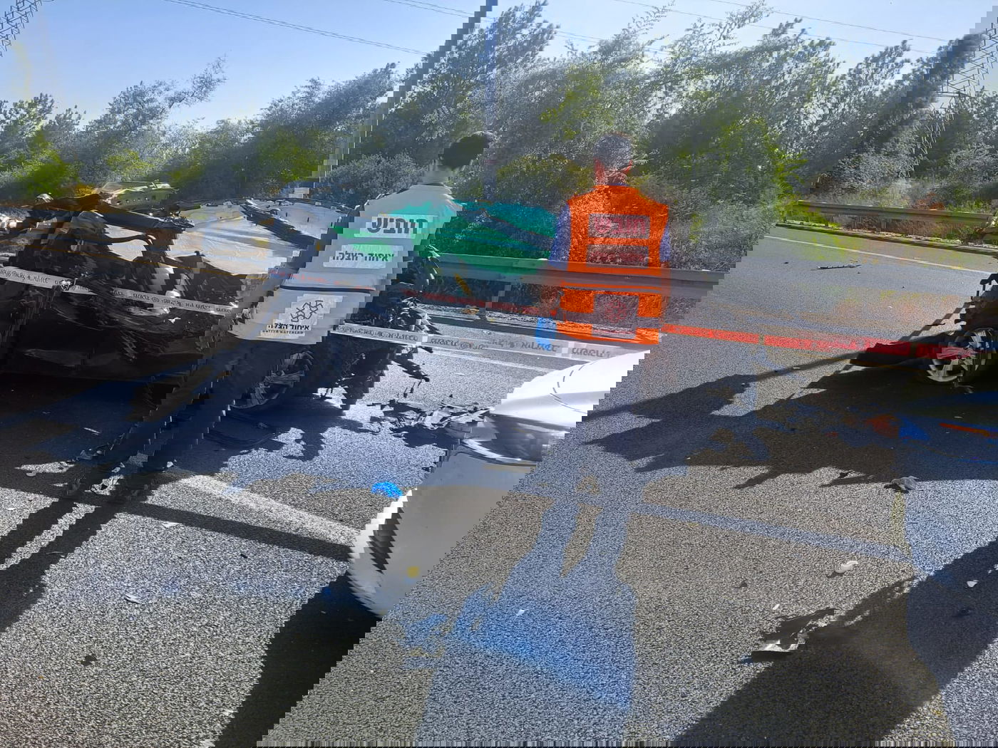 זירת התאונה