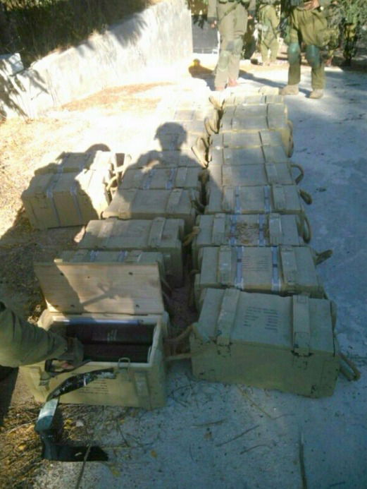 משגרי רקטות שאותרו