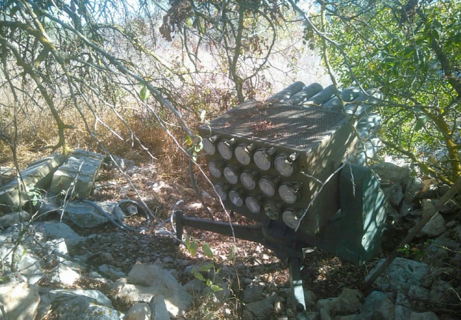 משגרי רקטות שאותרו