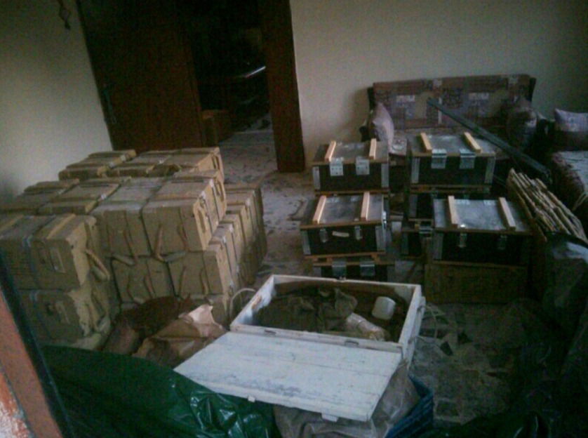 משגרי רקטות שאותרו