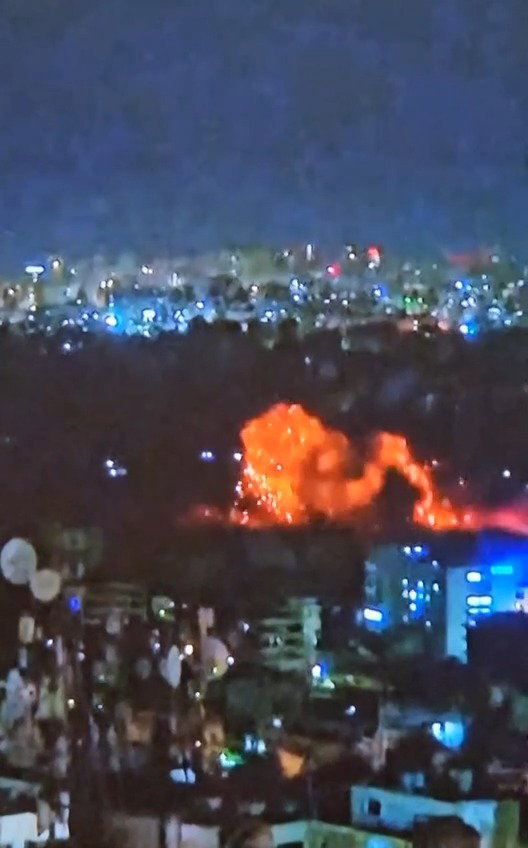 תקיפה ברובע הדאחייה בביירות