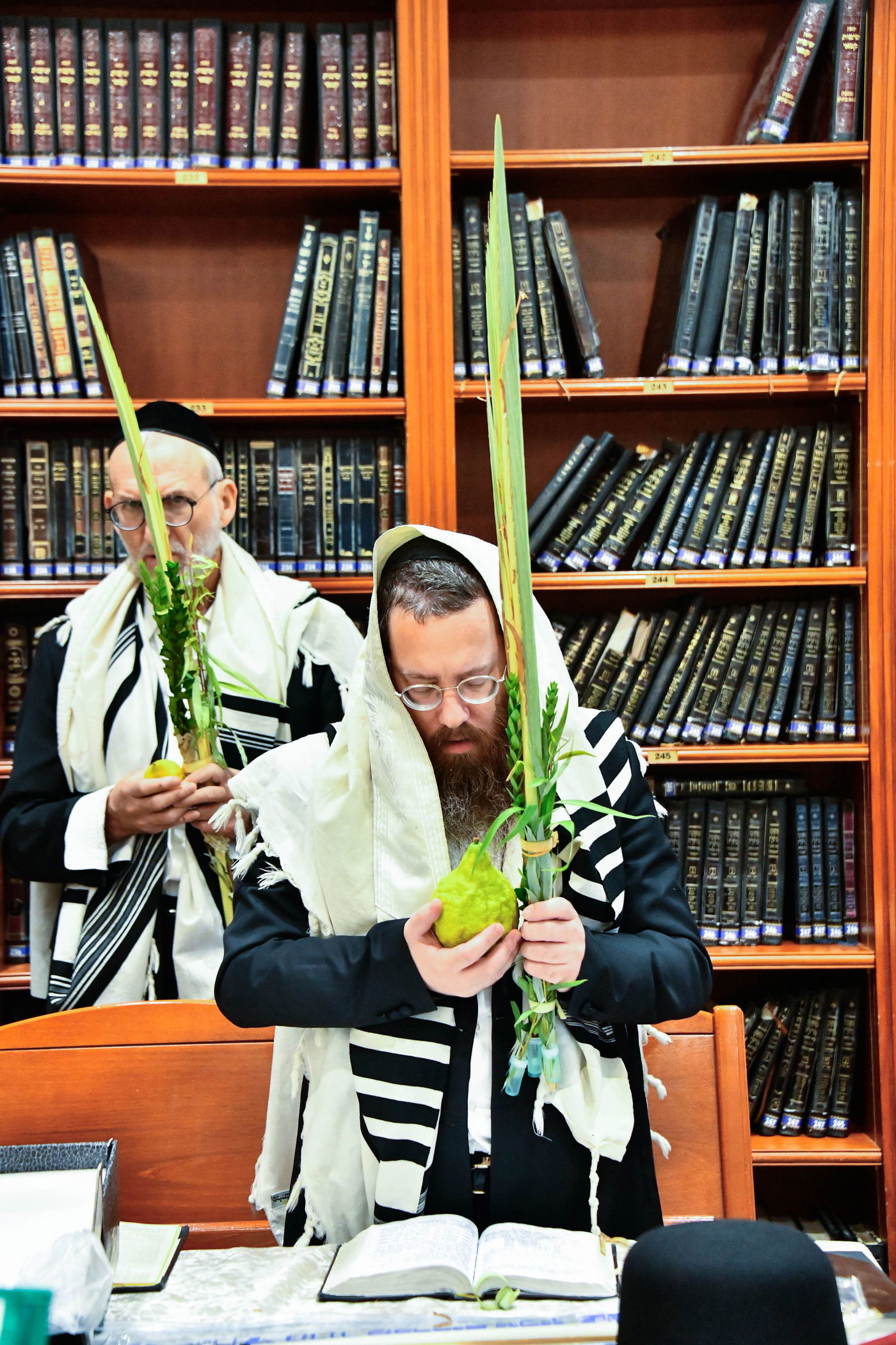 הושענא רבה אצל הגאון רבי עמרם פריד 