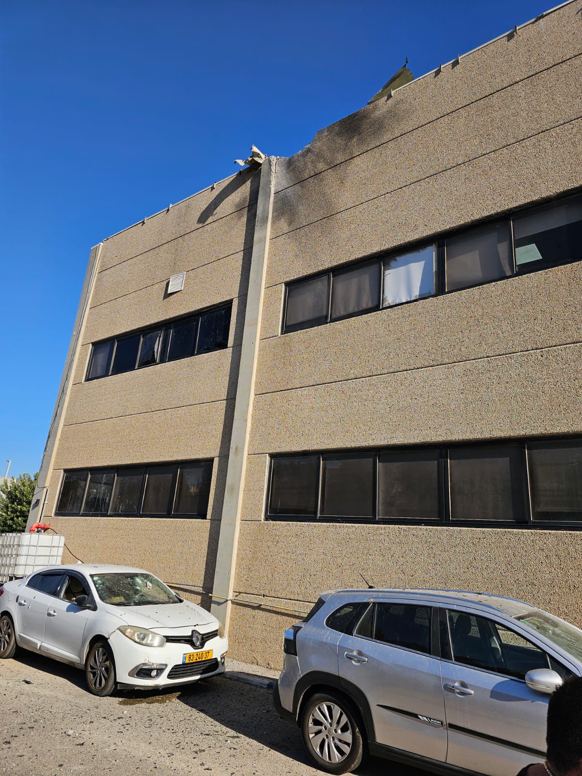 המפעל שנפגע מהכטב"מ באזור תעשיה בר לב בעכו