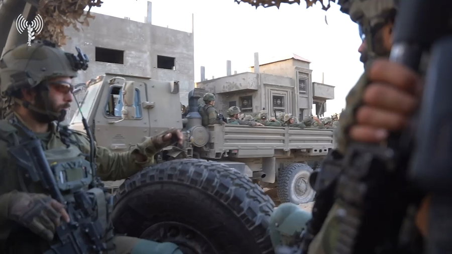 לוחמי ביסל"ח יוצאים מרפיח