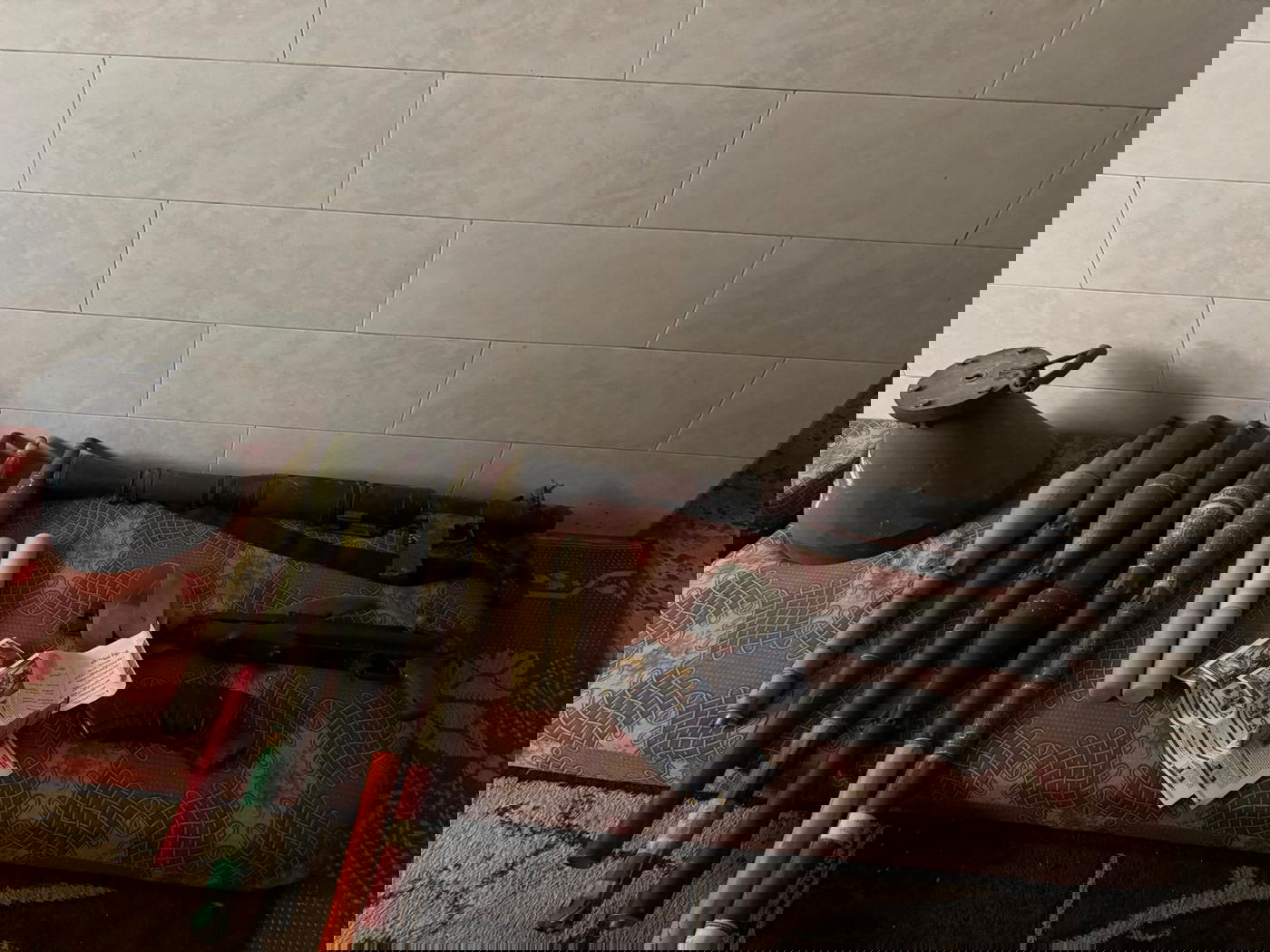 אמצעי הלחימה שאותרו בבית החולים ובסביבתו