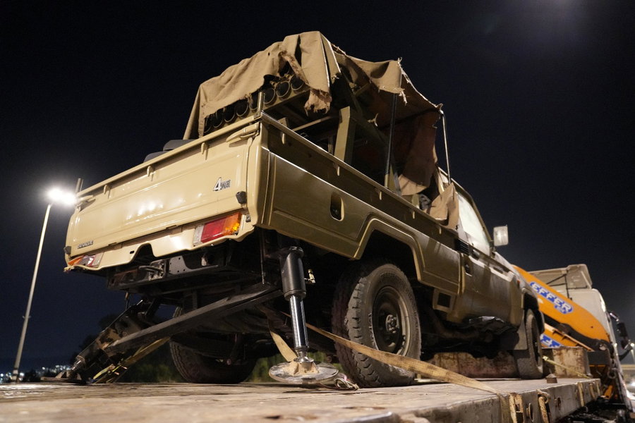 הזיה: נעצרו חשודים שגנבו טנדר עם משגרי רקטות של חיזבאללה