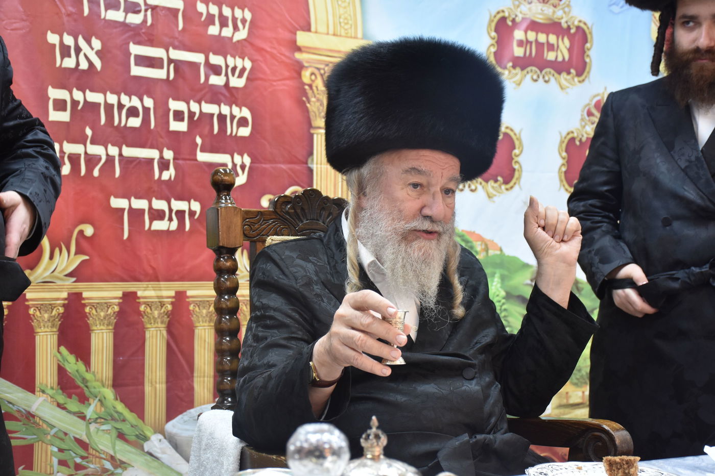 חג הסוכות - הושענא רבה - שמחת תורה, בחצה"ק אשלג