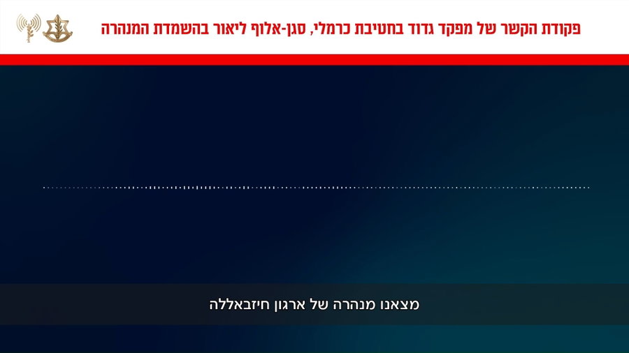קולות הקשר ופעילות צה"ל בדרום לבנון