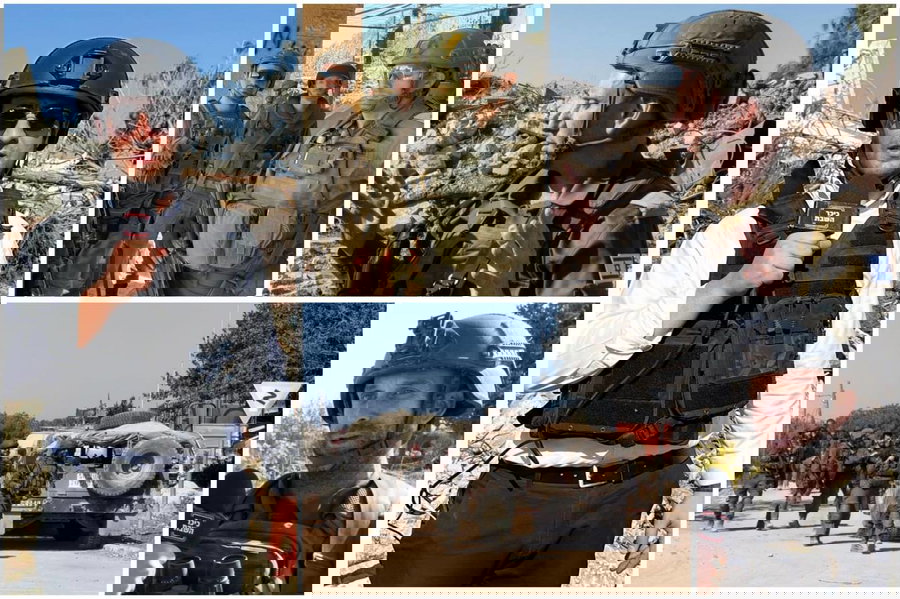 ישי כהן עם לוחמי חטיבת 'אגרוף הברזל' בלבנון 