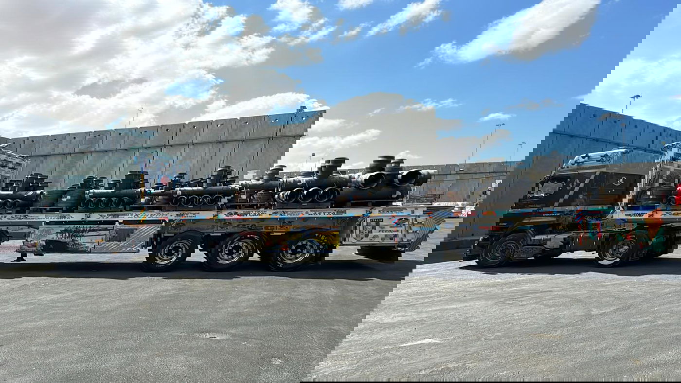 משאית הסיוע שנתפסה