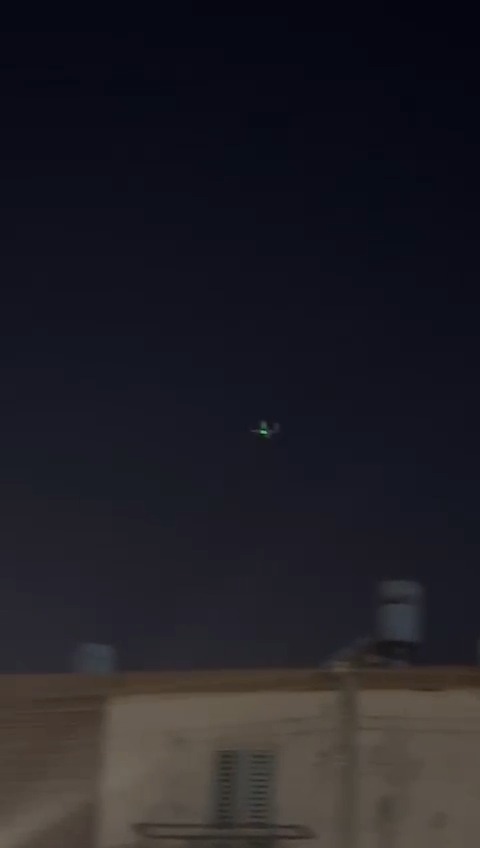 תיעוד מהכטב"ם בשמי הצפון