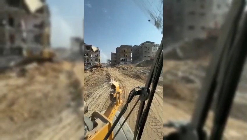 צפו בתיעוד: אלון אנגלי משתתף בהריסת בתי מחבלים ברצועת עזה