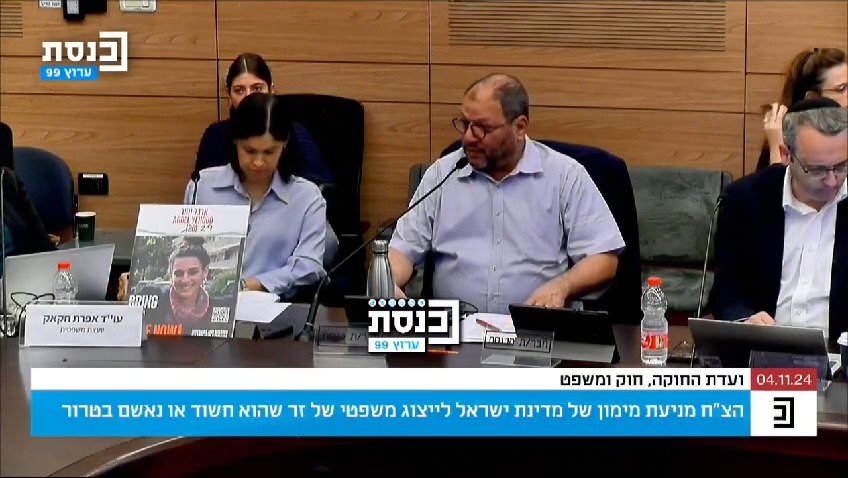 חה"כ כסיף בדבריו בוועדה