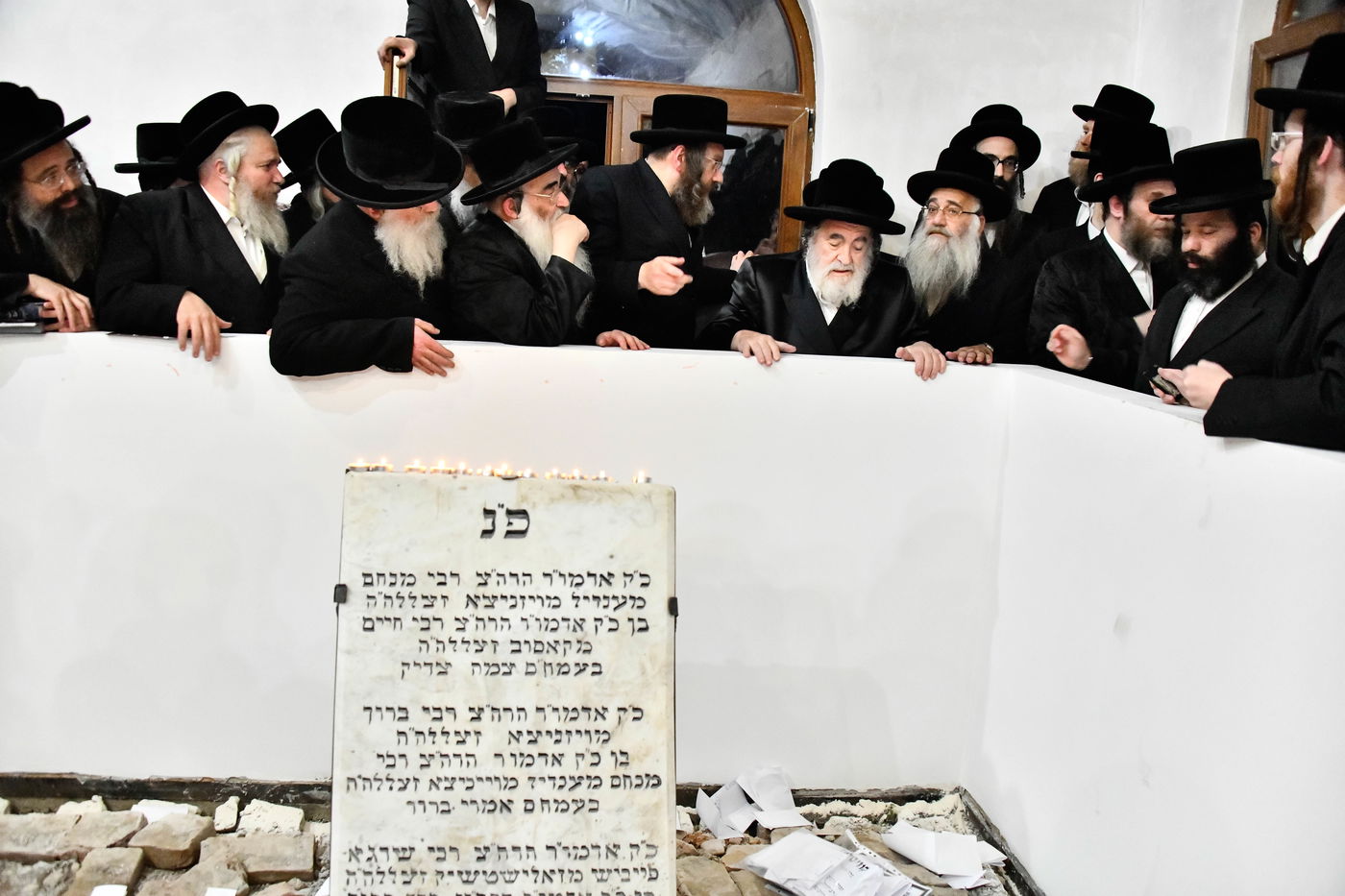 האדמו"ר מויז'ניץ במסע הקודש לאוקראיינה