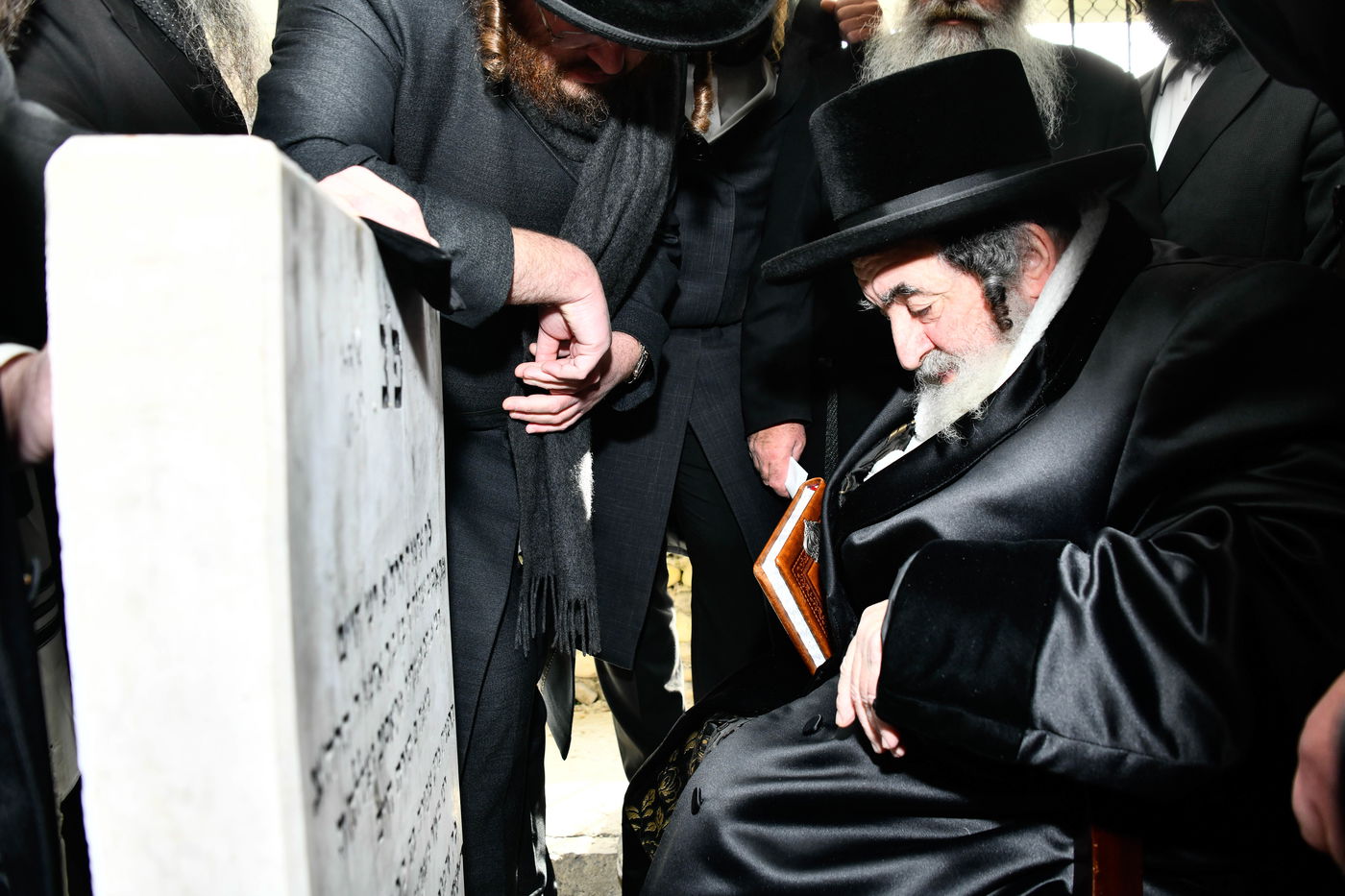 האדמו"ר מויז'ניץ במסע הקודש לאוקראיינה