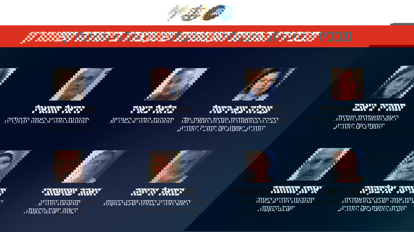 חלק מבכירי הארגון שנעצרו באיו״ש