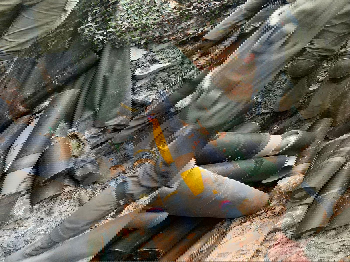 חלק מאמצעי הלחימה שנמצאו