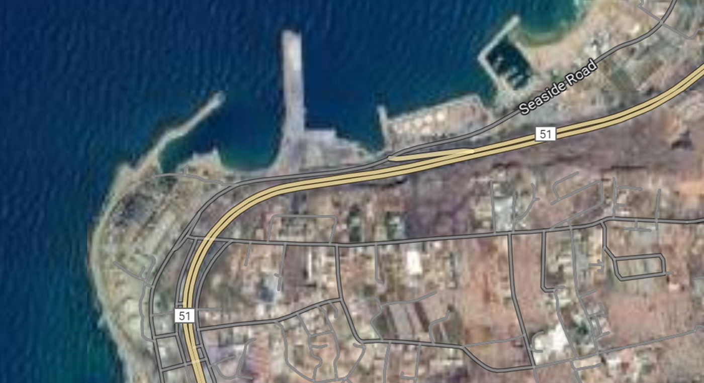 רצועת החוף של חאן נבי יונה בלבנון