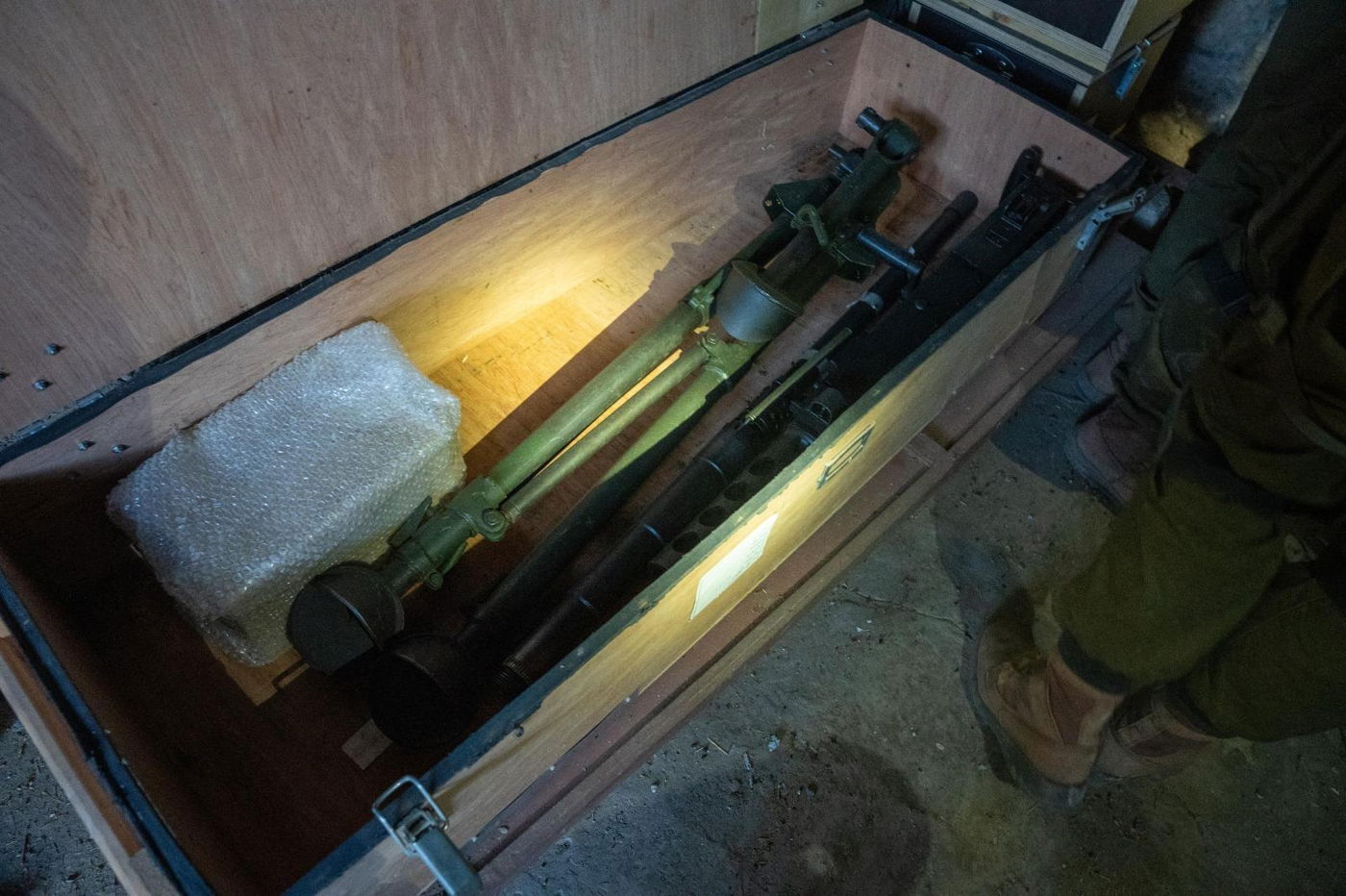 האמל"ח שמצאו לוחמי חטיבת הנח"ל הצפונית בדרום לבנון