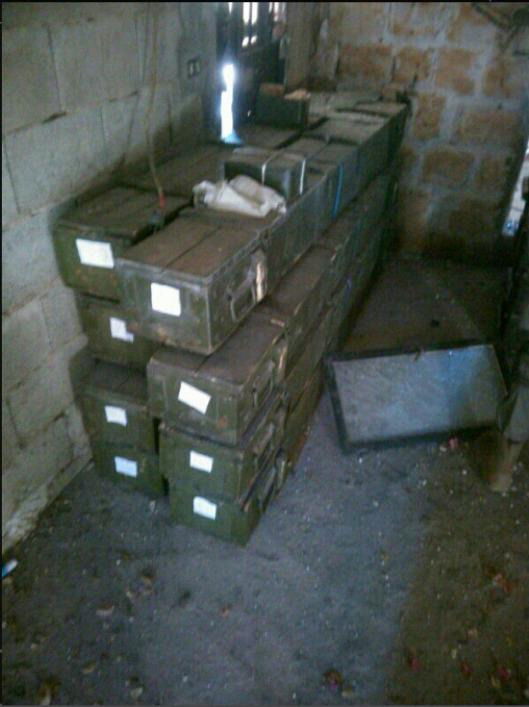 האמל"ח שמצאו לוחמי חטיבת הנח"ל הצפונית בדרום לבנון