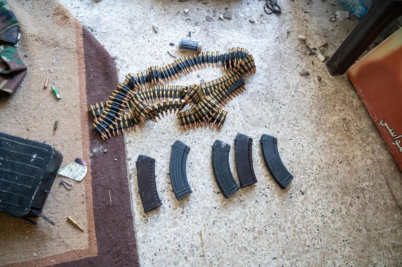 האמל"ח שמצאו לוחמי חטיבת הנח"ל הצפונית בדרום לבנון