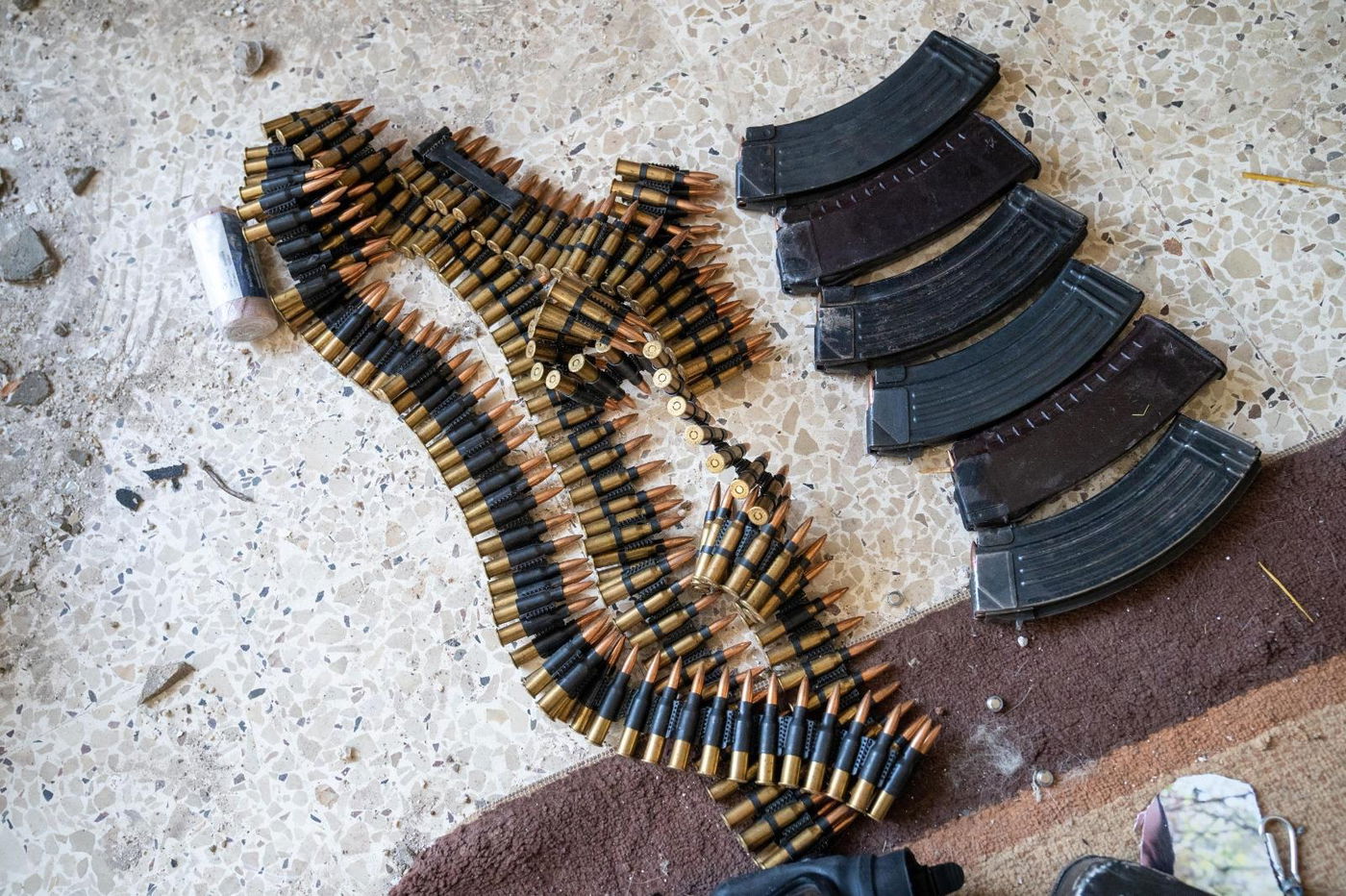 האמל"ח שמצאו לוחמי חטיבת הנח"ל הצפונית בדרום לבנון