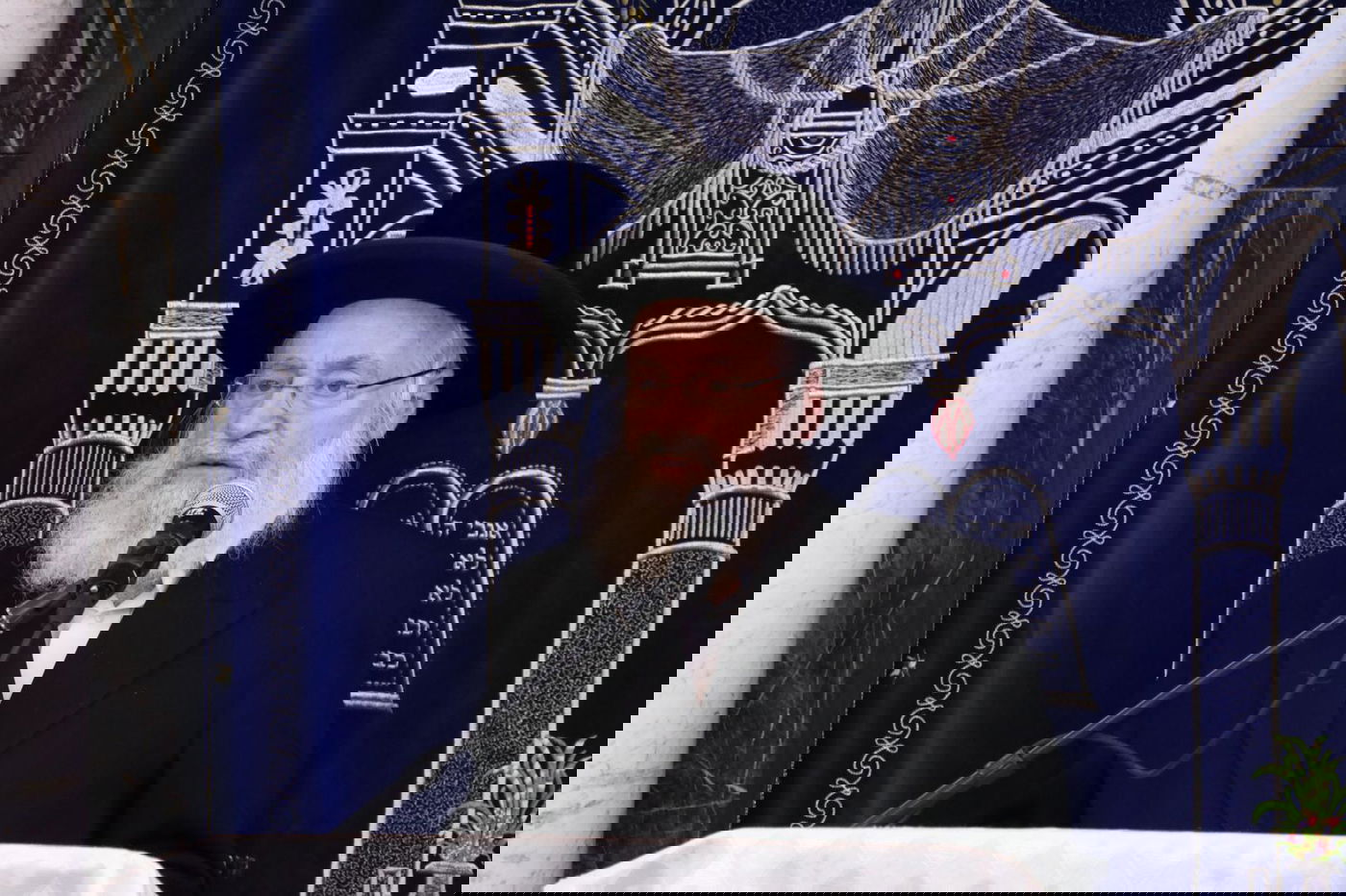 הגאון רבי אשר וייס בשיחה בביהמ"ד פרשבורג בבני ברק