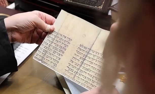 הגאון רבי יצחק דוד גרוסמן בביקור אצל האדמו"ר מצאנז 