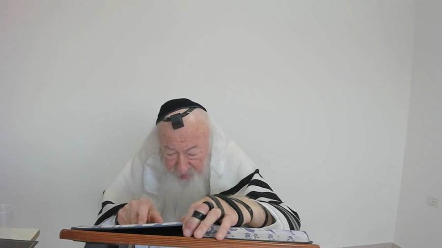 הרב יעקב דוד סטפנסקי בשיעור על מסכת פסחים