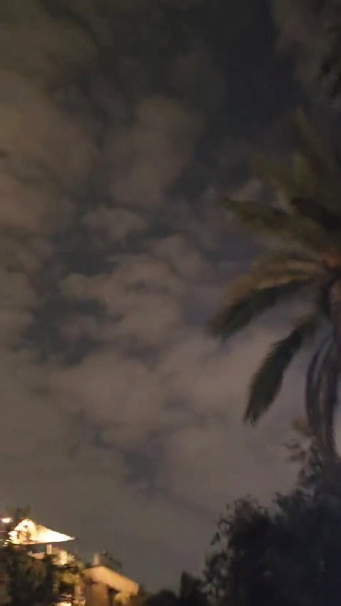 תנועה חריגה של מטוסי קרב בשמי ירושלים, הערב