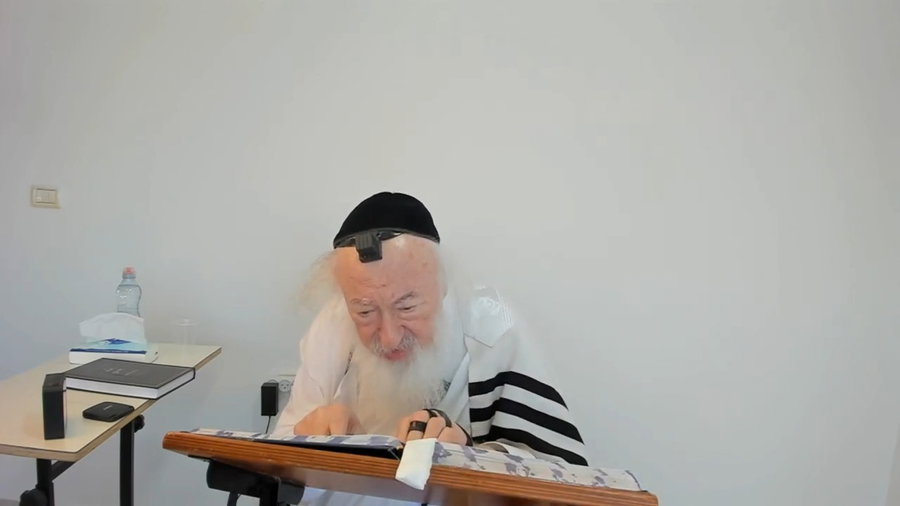 הרב יעקב דוד סטפנסקי בשיעור על מסכת פסחים