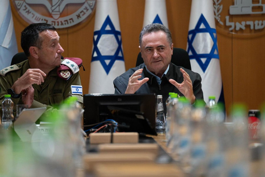 השר כ"ץ עם הרמטכ"ל