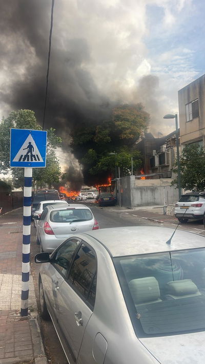 פגיעה ישירה בקריית אתא