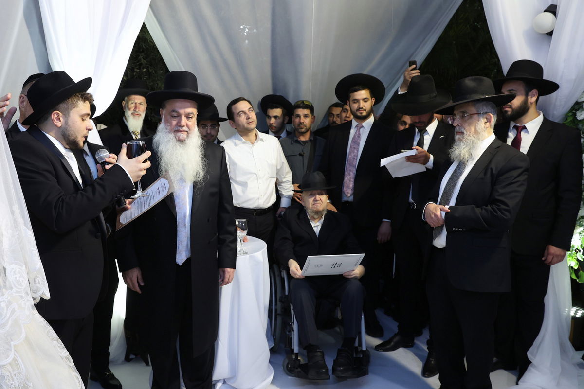 שמחת נישואי בת הגאון רבי יגאל כהן 