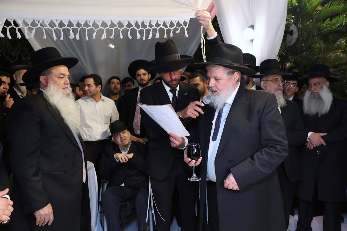 שמחת נישואי בת הגאון רבי יגאל כהן 