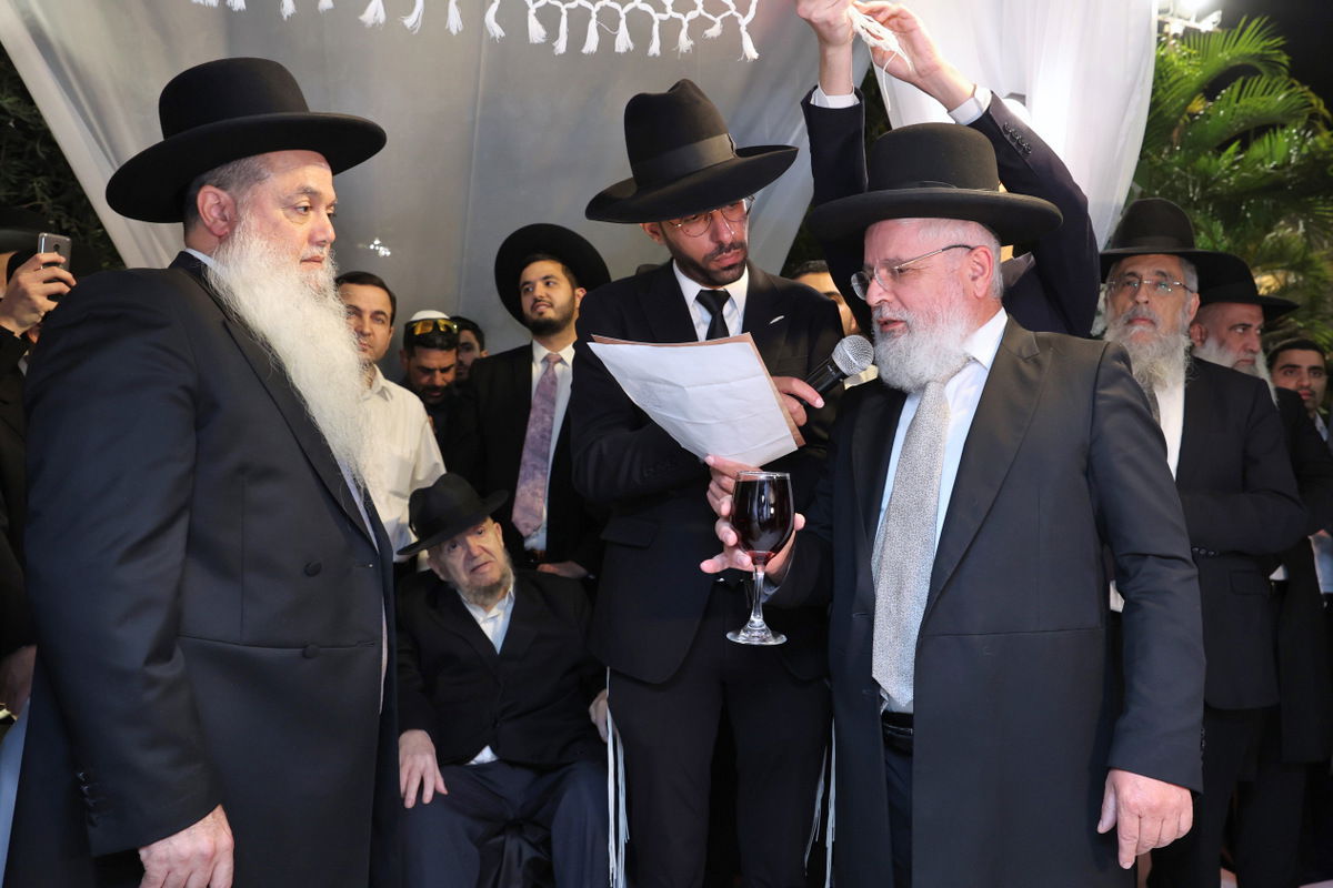 שמחת נישואי בת הגאון רבי יגאל כהן 