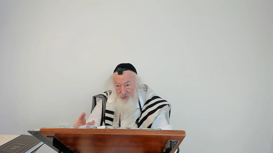 הרב יעקב דוד סטפנסקי בשיעור על מסכת פסחים