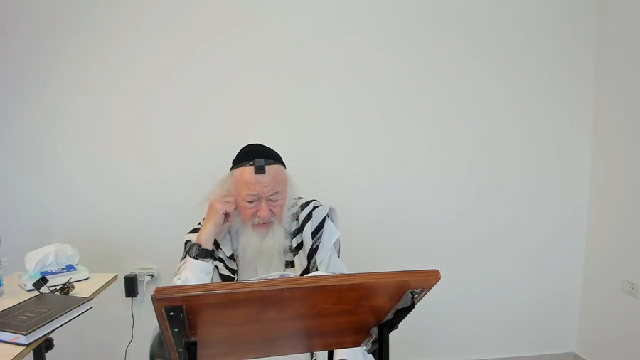 הרב יעקב דוד סטפנסקי בשיעור על מסכת פסחים