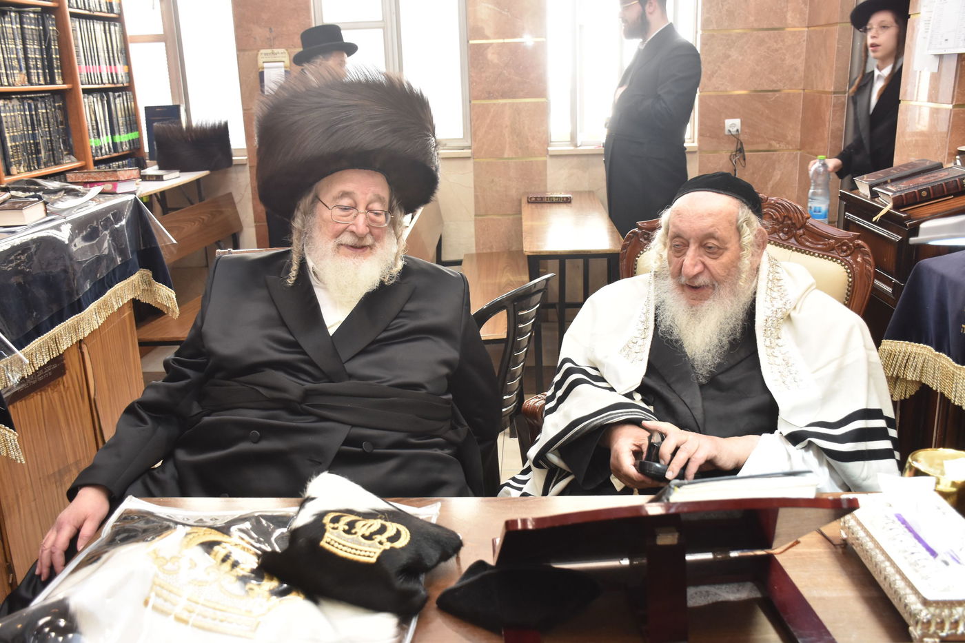 שמחת הברית בחצרות נאראל - ספינקא 