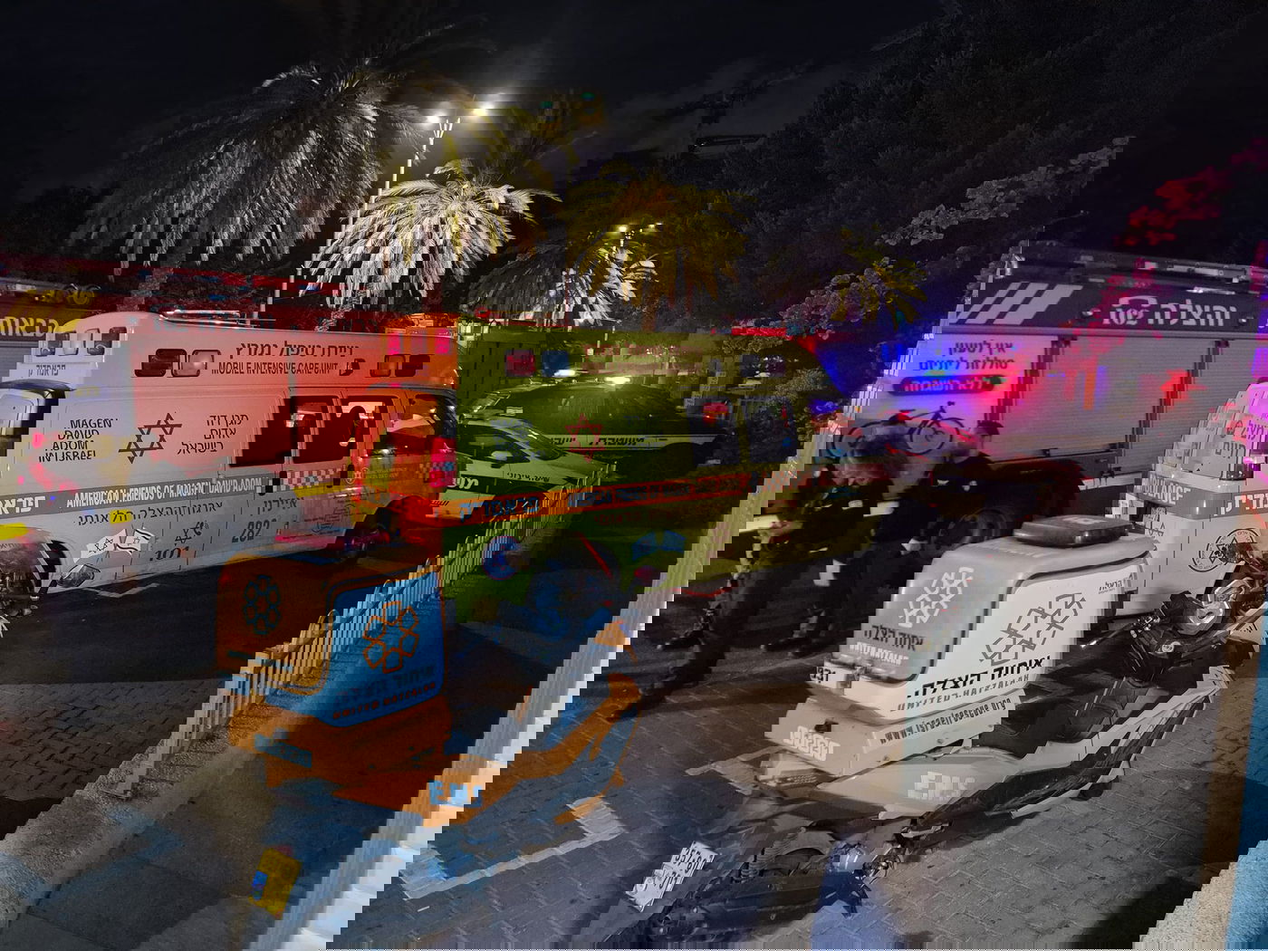 זירת השריפה, הלילה