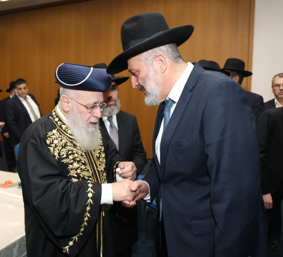 דרעי והראש"ל בימים האחרונים