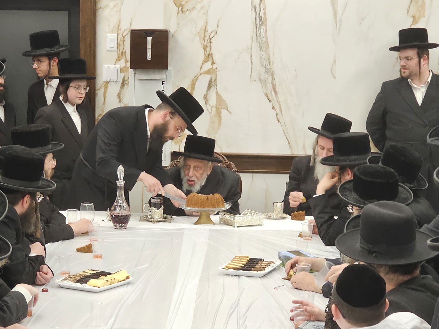 האדמו"ר מקופיטשניץ בביקור בארה"ב