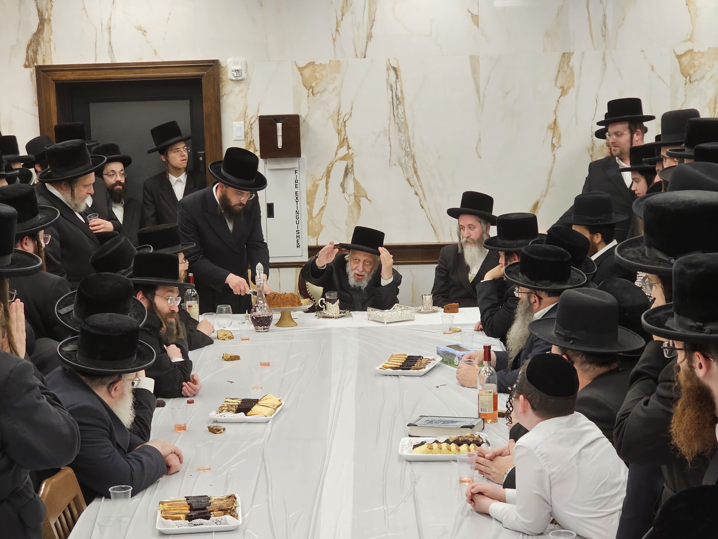 האדמו"ר מקופיטשניץ בביקור בארה"ב