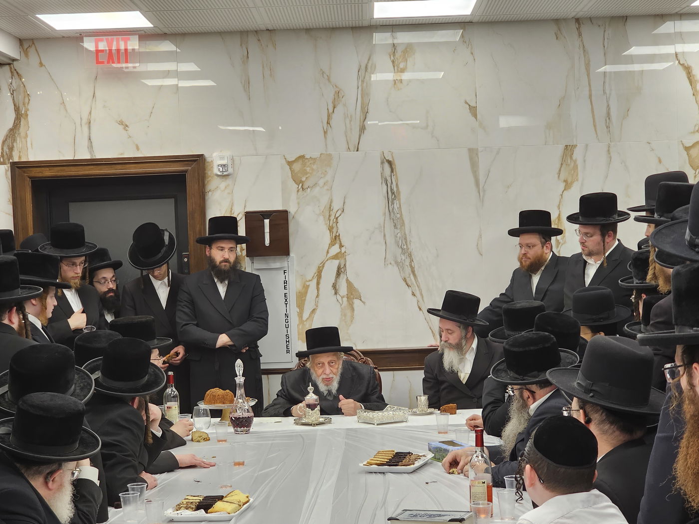 האדמו"ר מקופיטשניץ בביקור בארה"ב