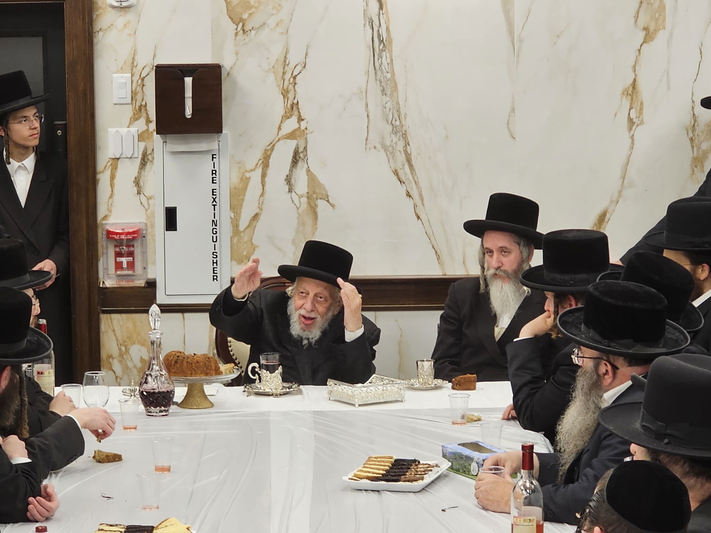 האדמו"ר מקופיטשניץ בביקור בארה"ב