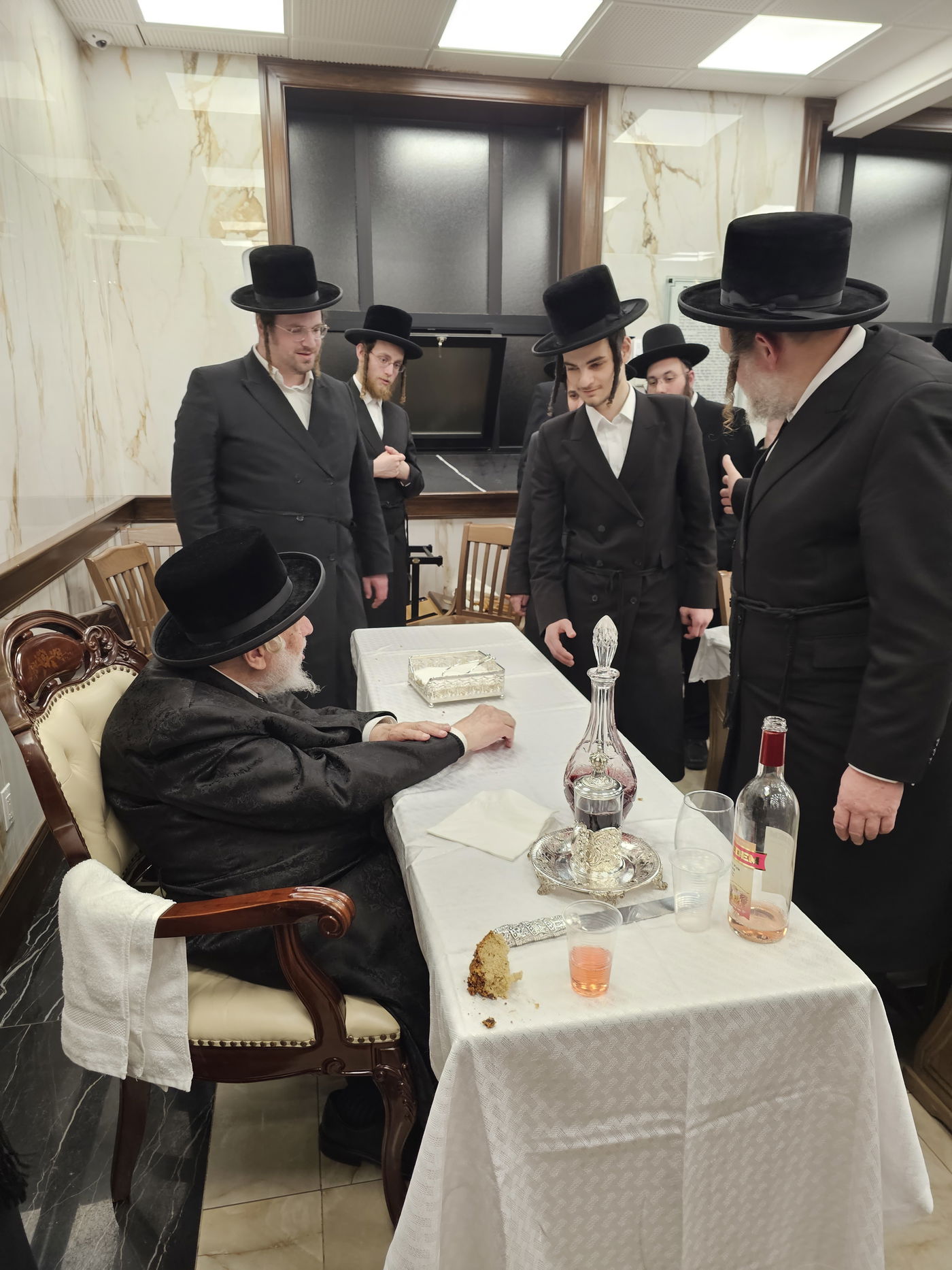 האדמו"ר מקופיטשניץ בביקור בארה"ב