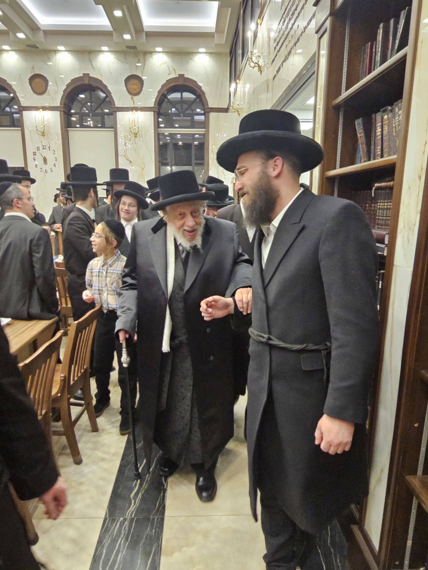 האדמו"ר מקופיטשניץ בביקור בארה"ב