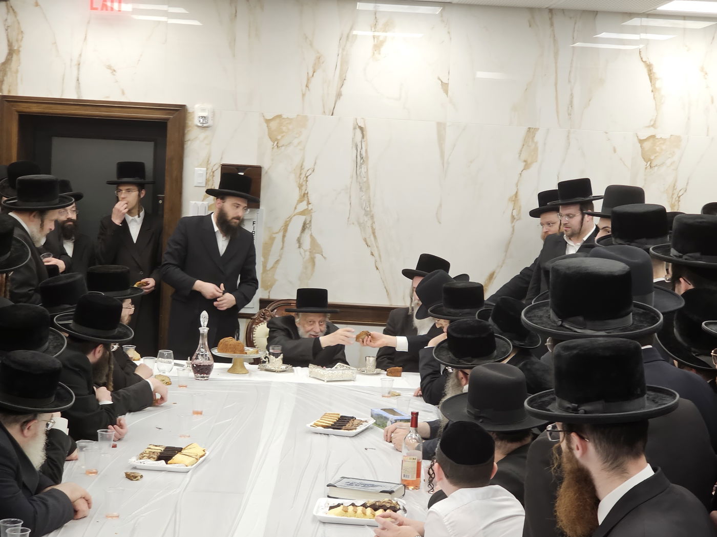 האדמו"ר מקופיטשניץ בביקור בארה"ב