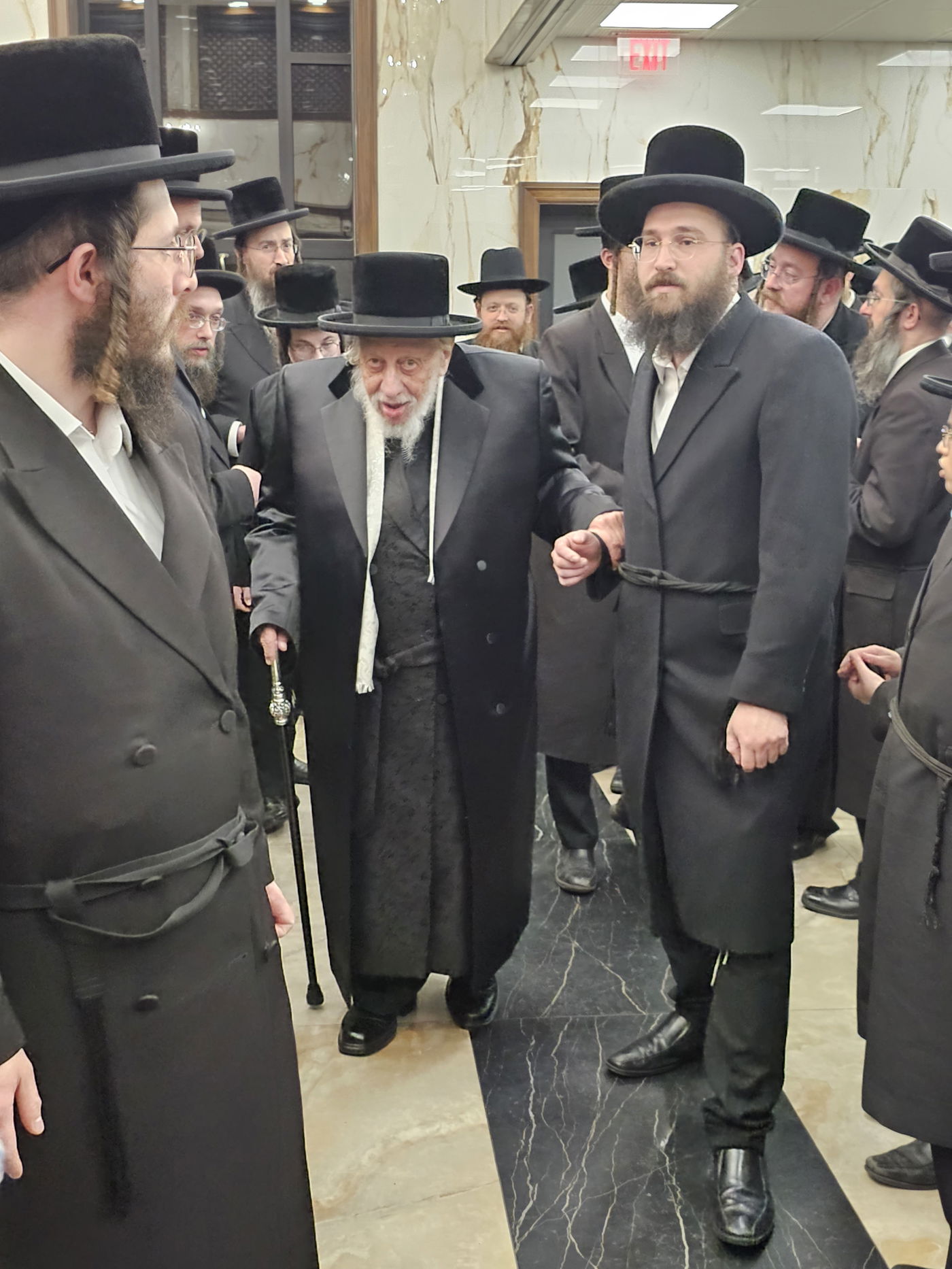 האדמו"ר מקופיטשניץ בביקור בארה"ב