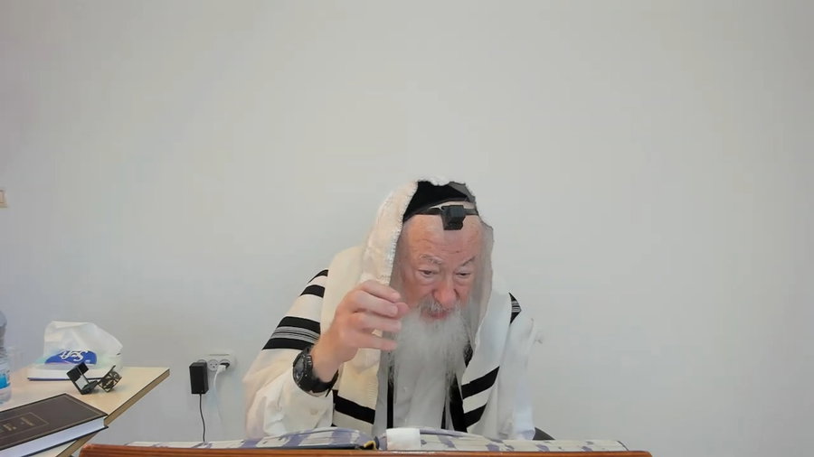 הרב יעקב דוד סטפנסקי בשיעור על מסכת פסחים